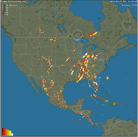 lightning strike map last 24 hours.